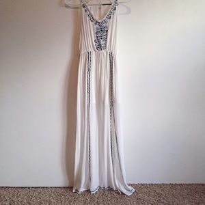 Embroidered Boohoo Petite Maxi Dress