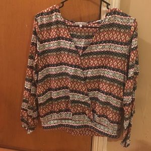 Print blouse