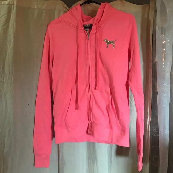 Victoria's Secret PINK bling perfect full zip. - Picture 2 of 2
