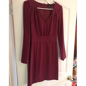 H&M Burgundy / Maroon Colored Dress Woman's Size 4