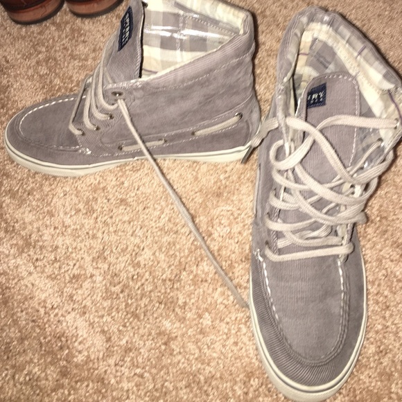 Sperry grey high tops - Picture 2 of 2