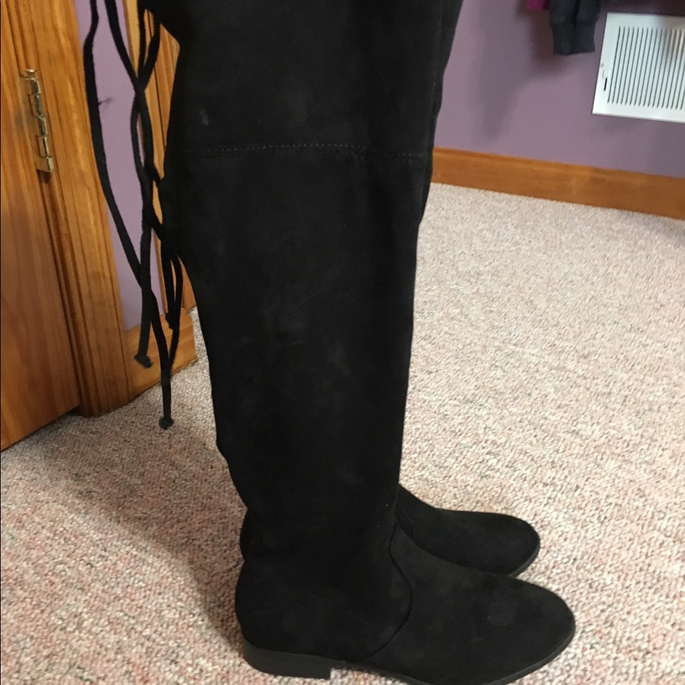 Black Suede Boots