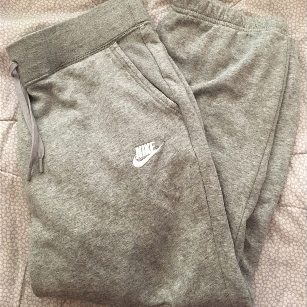 grey nike sweats