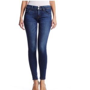 Hudson 'Collin' Mid-Rise Skinny Jeans (Eddy Wash)