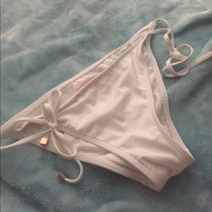 Victoria's Secret white string bottoms