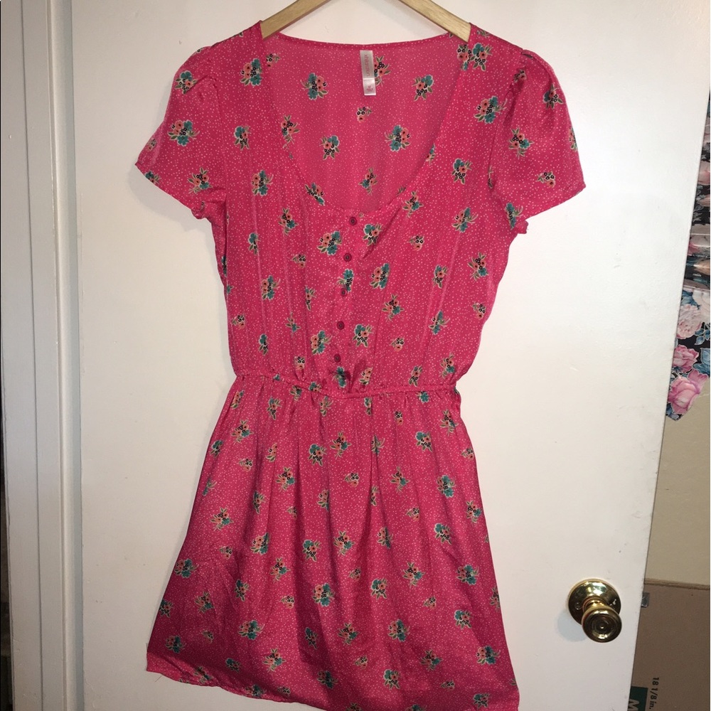 Pink Floral Dress