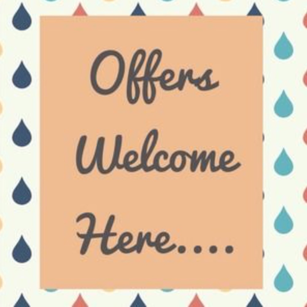 Don't be shy, feel free to make an offer 🎉