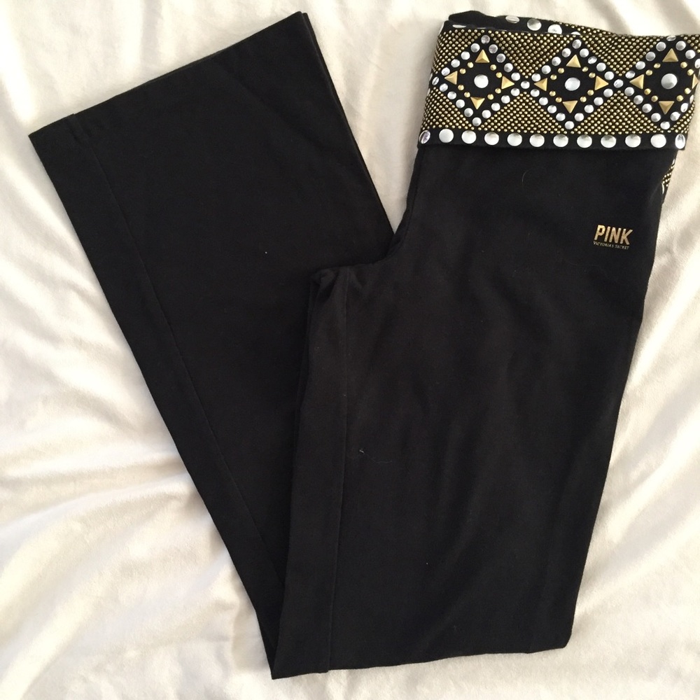 Victoria's Secret pink yoga pants size medium