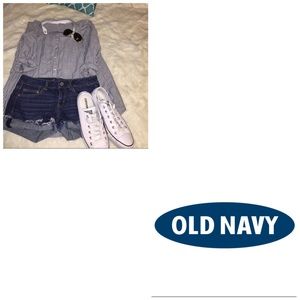 Women's Old Navy stripe shirt