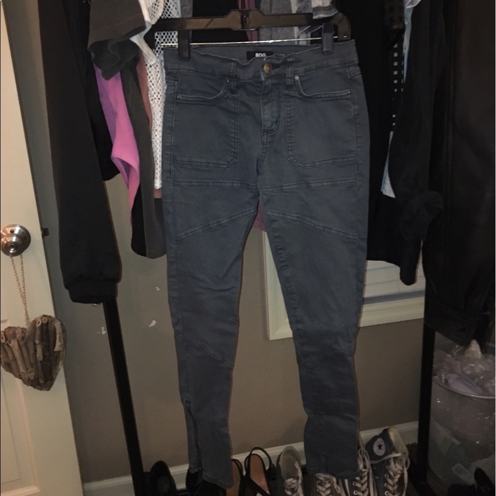 urban outfitters detailed blue pants/jeans