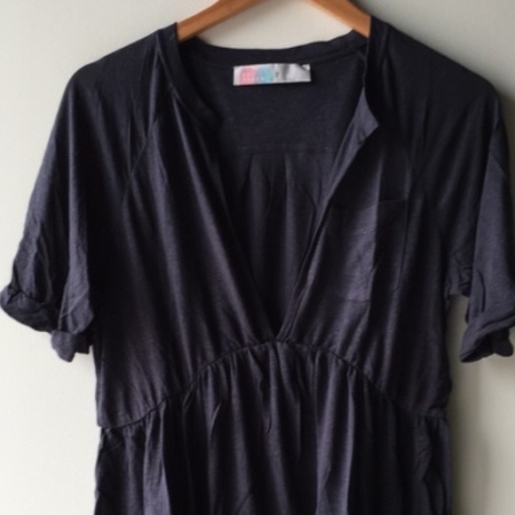 BEST COAST TUNIC CHARCOAL GREY - Picture 2 of 4