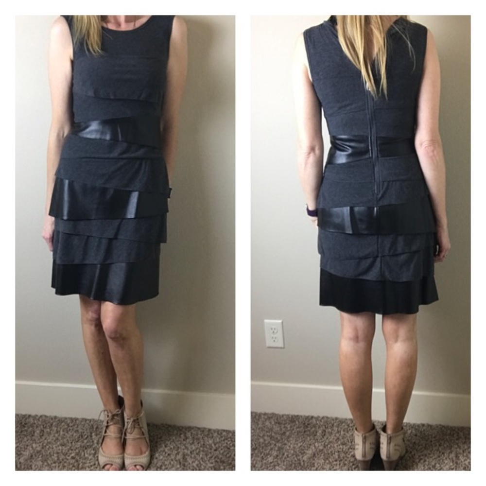 Laundry Sheath Layered Mummy Dress Sz 2