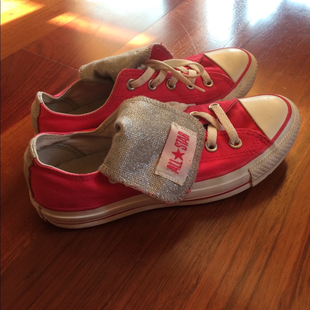 Hot pink children's converse