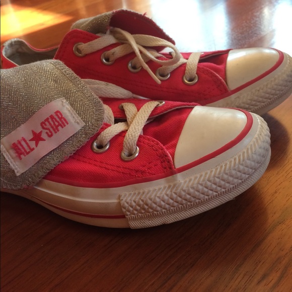 Hot pink children's converse - Picture 2 of 3