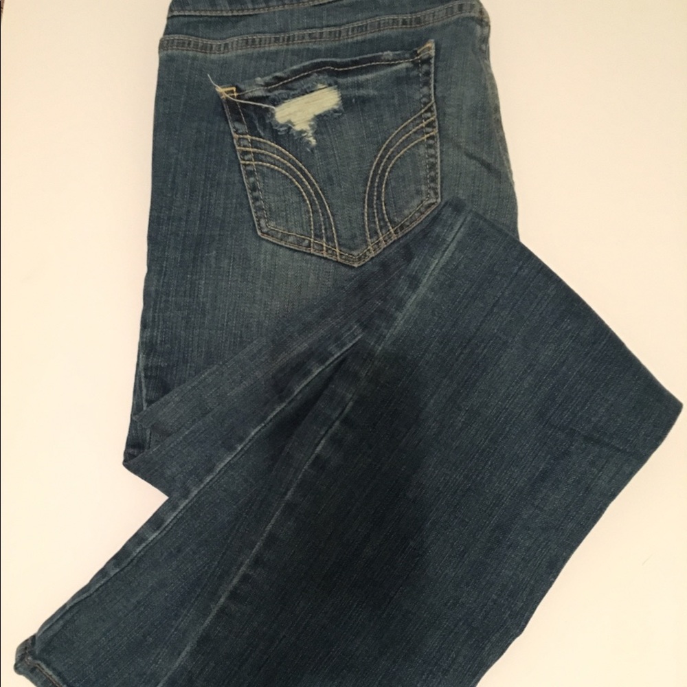 Hollister skinny jeans (destruction)