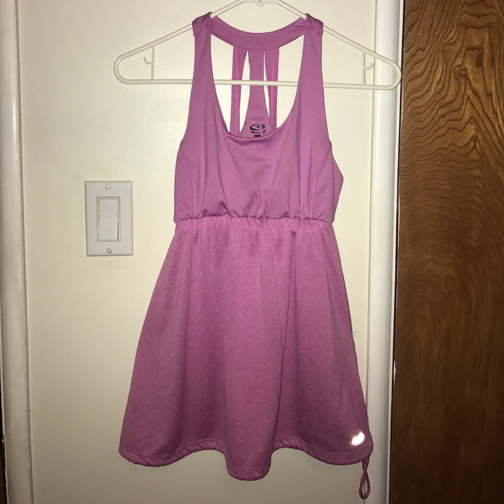 Pink exercise top