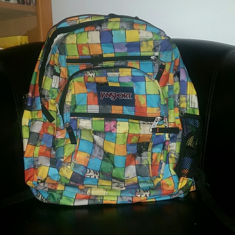 Plaidish Backpack