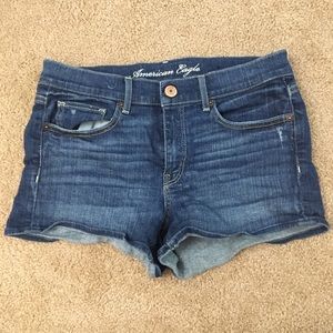 American Eagle Denim Stretch Short Short 8