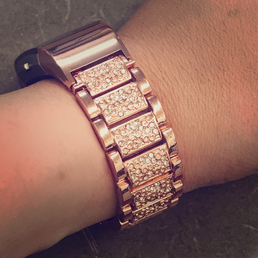 NWOT Fitbit Charge 2 Rose Gold Bracelet only