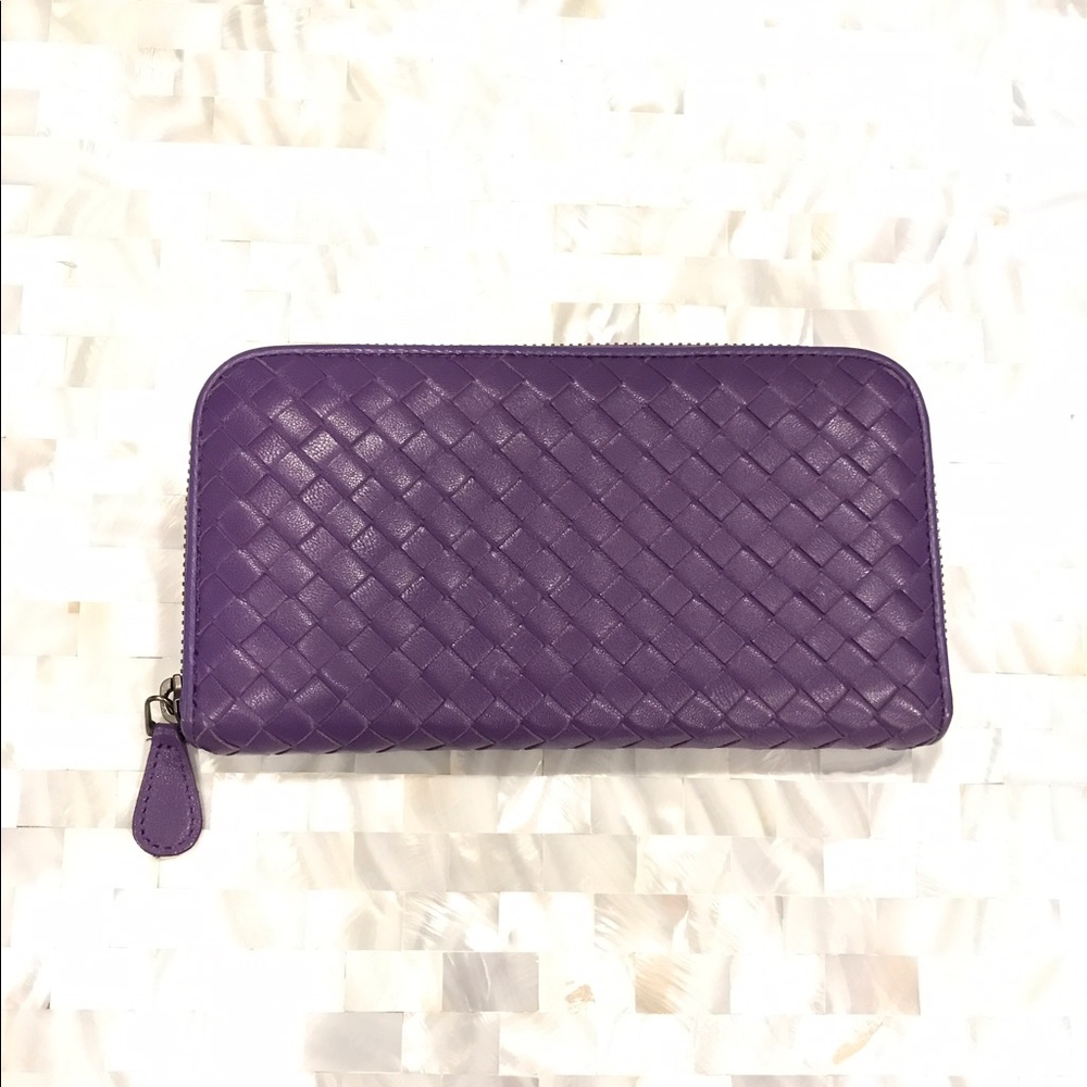 Lamb skin wallet (Bottega Veneta styled)