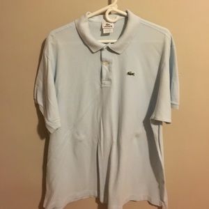Powder blue Lacoste polo
