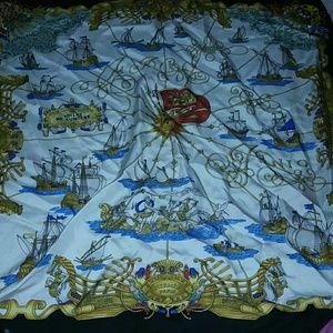 Hermes silk scarf