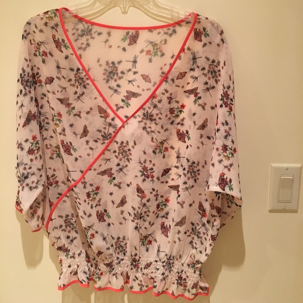 Ted Baker London sheer top.