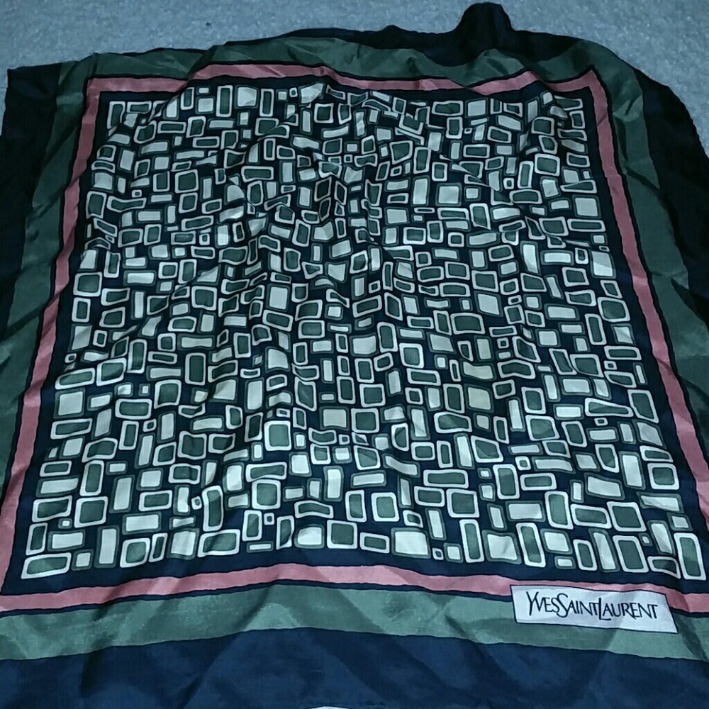 Ysl silk scarf