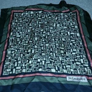 Ysl silk scarf