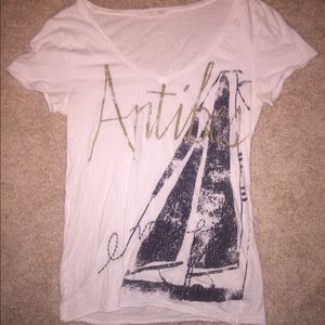 Preppy V-Neck Tee