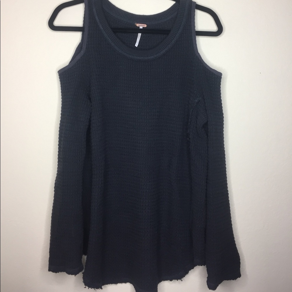 Free People Sunrise Po Fatigue Cut out sweater