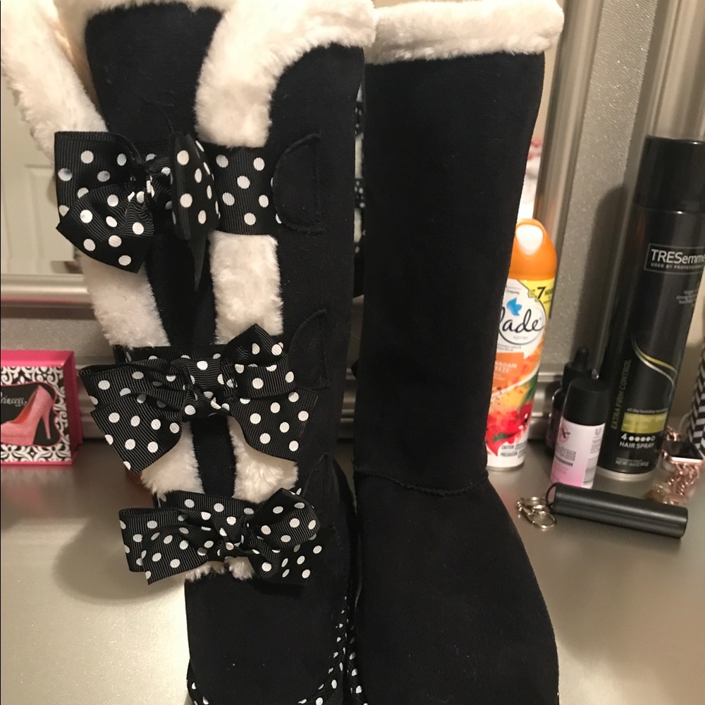 Cozy boots.
