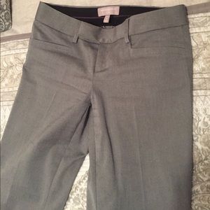 Banana republic gray straight leg work pants