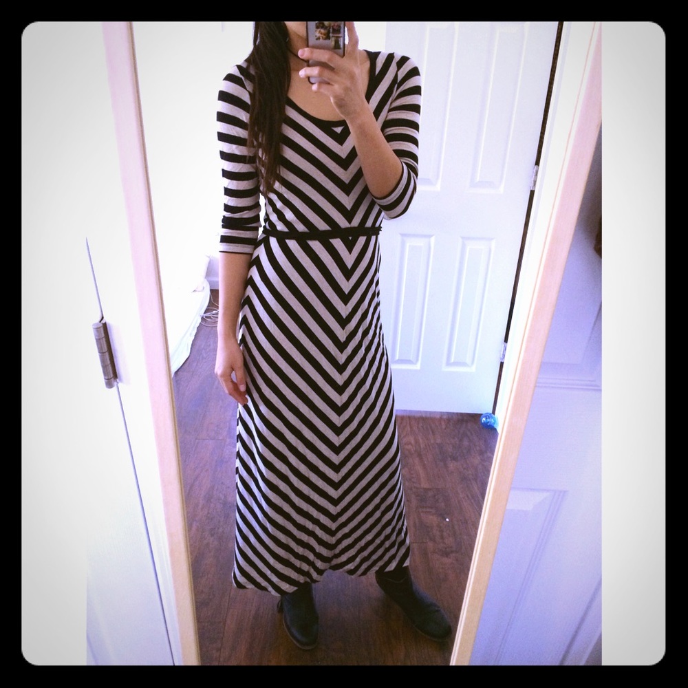 Knit maxi dress