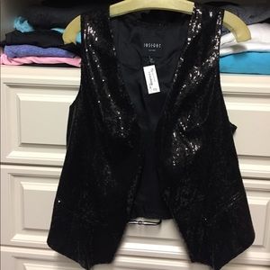 Sequin vest