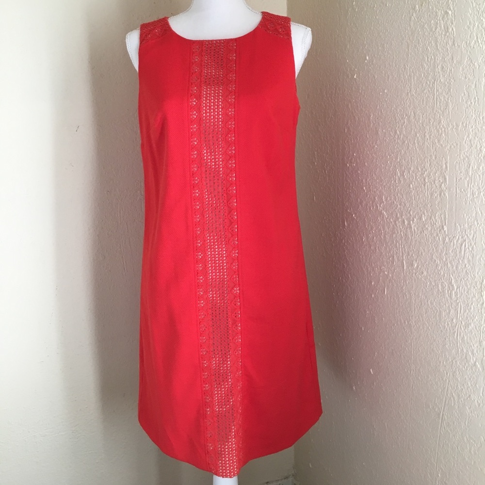 Orange Shift Dress