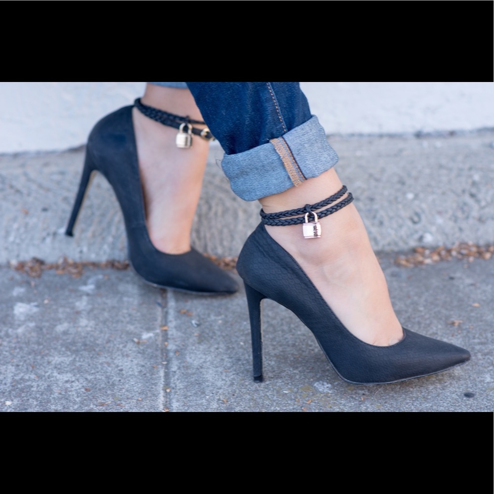 Tom Ford inspired Black heels