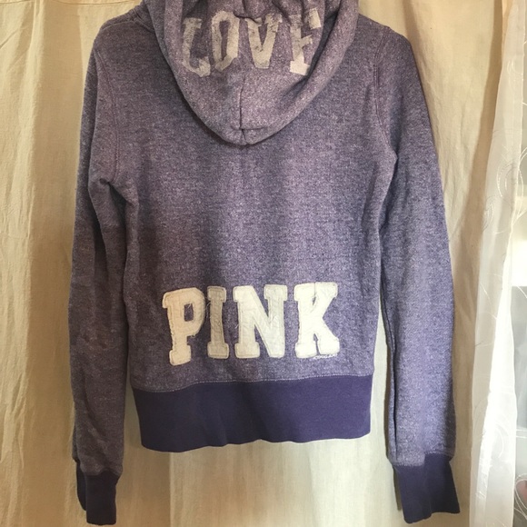 Victoria's Secret PINK full zip hoodie. - Picture 2 of 2