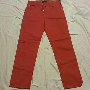 Red Versace jeans