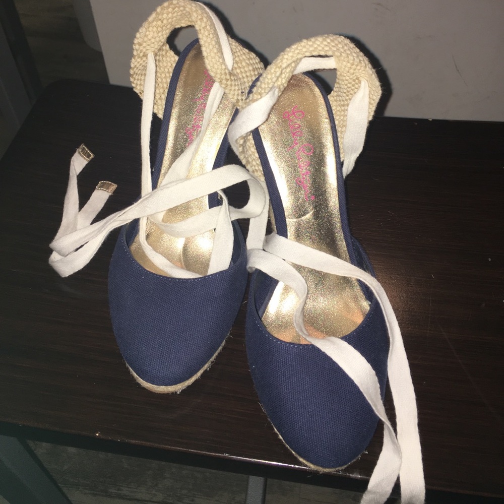 Lilly Pulitzer espadrille wedges