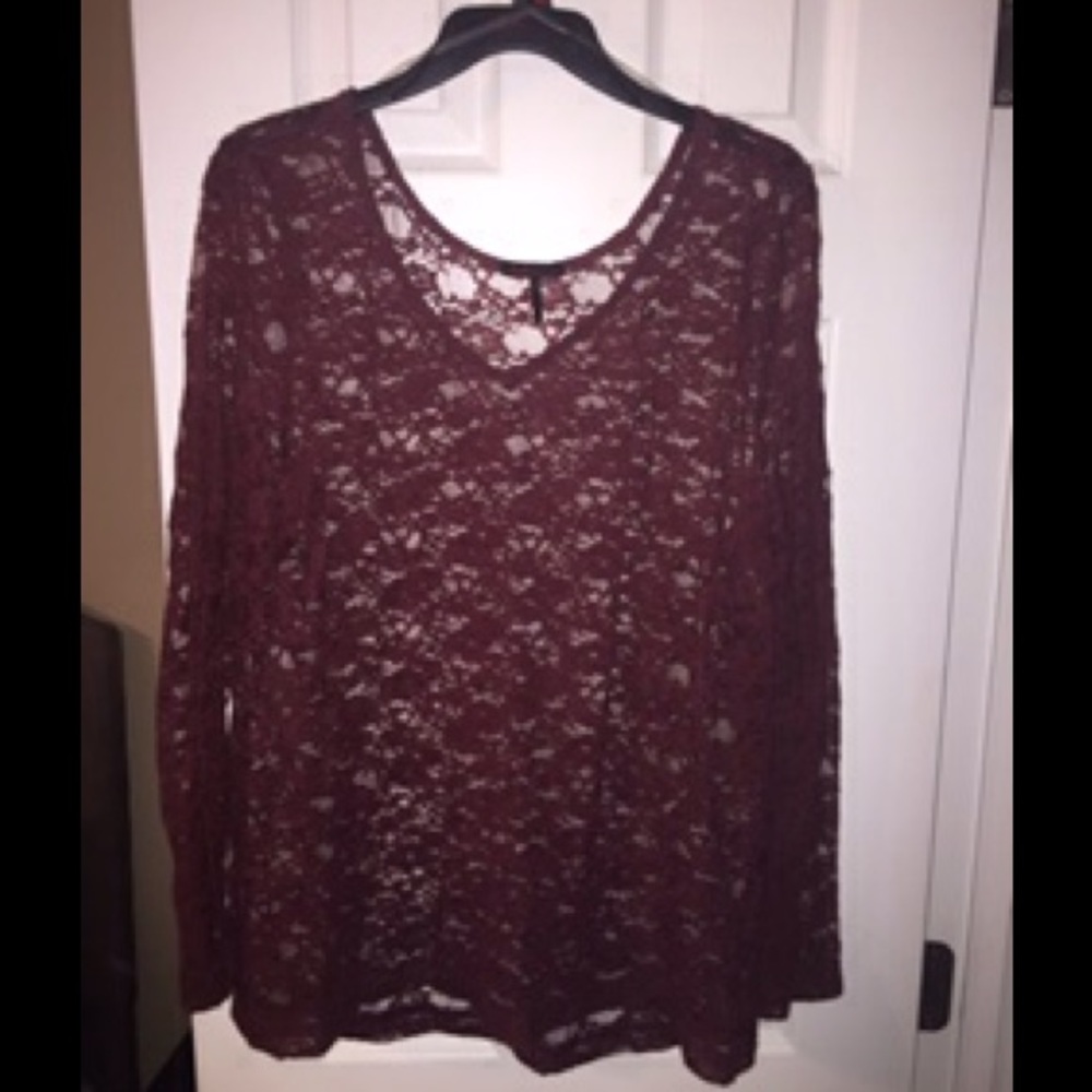 Sz XL lace top