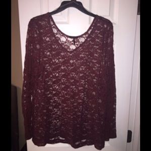 Sz XL lace top