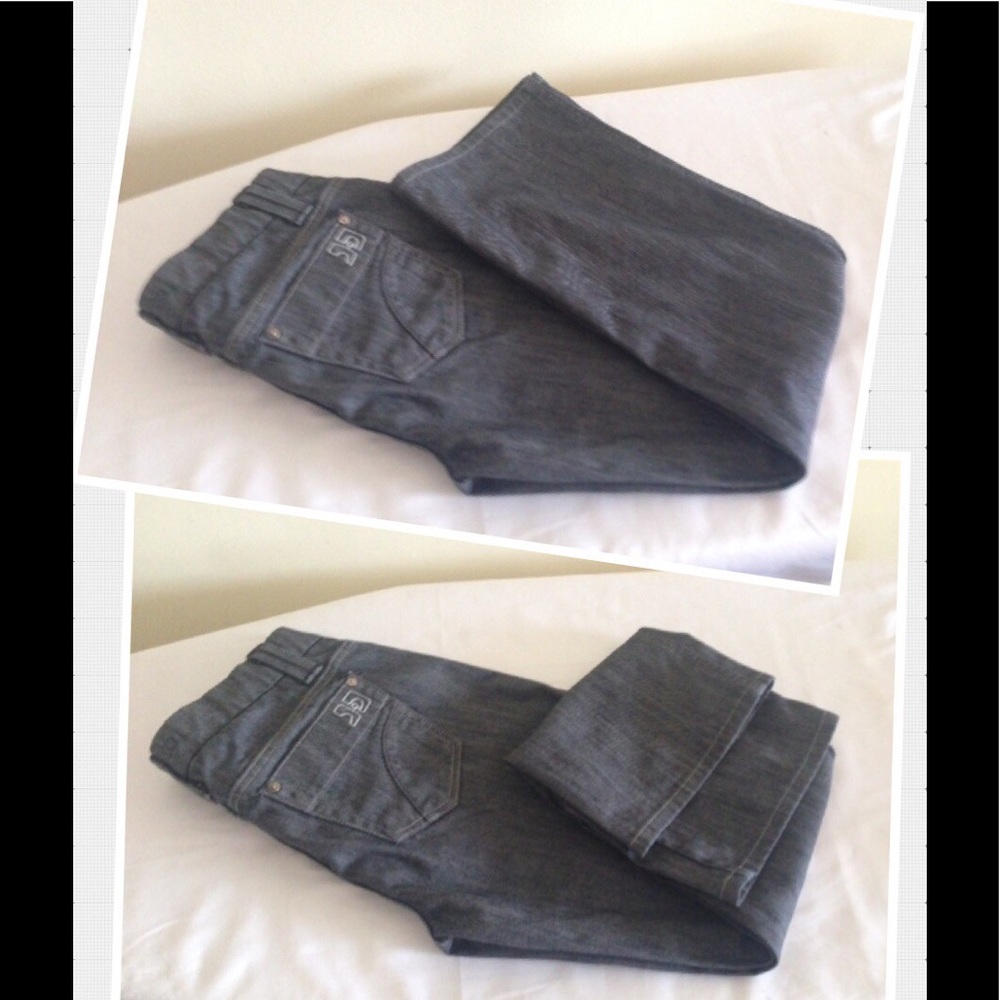 Joe's Crop Gray Lush CALU5241 Size 28 Jean
