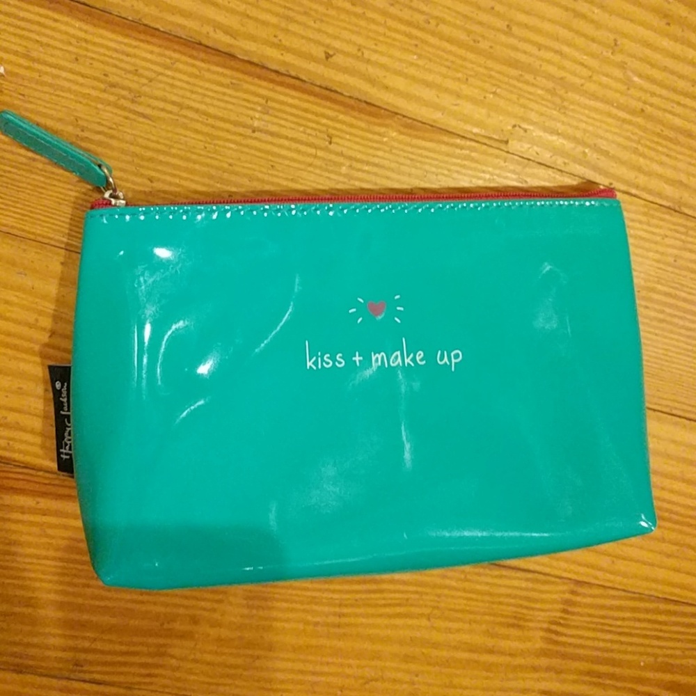 "Kiss + Make Up" Small Makeup Bag (NWOT)