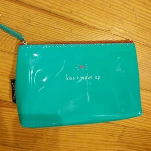 "Kiss + Make Up" Small Makeup Bag (NWOT)