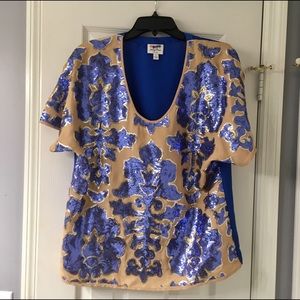 Neiman Marcus for Target sequined shirt