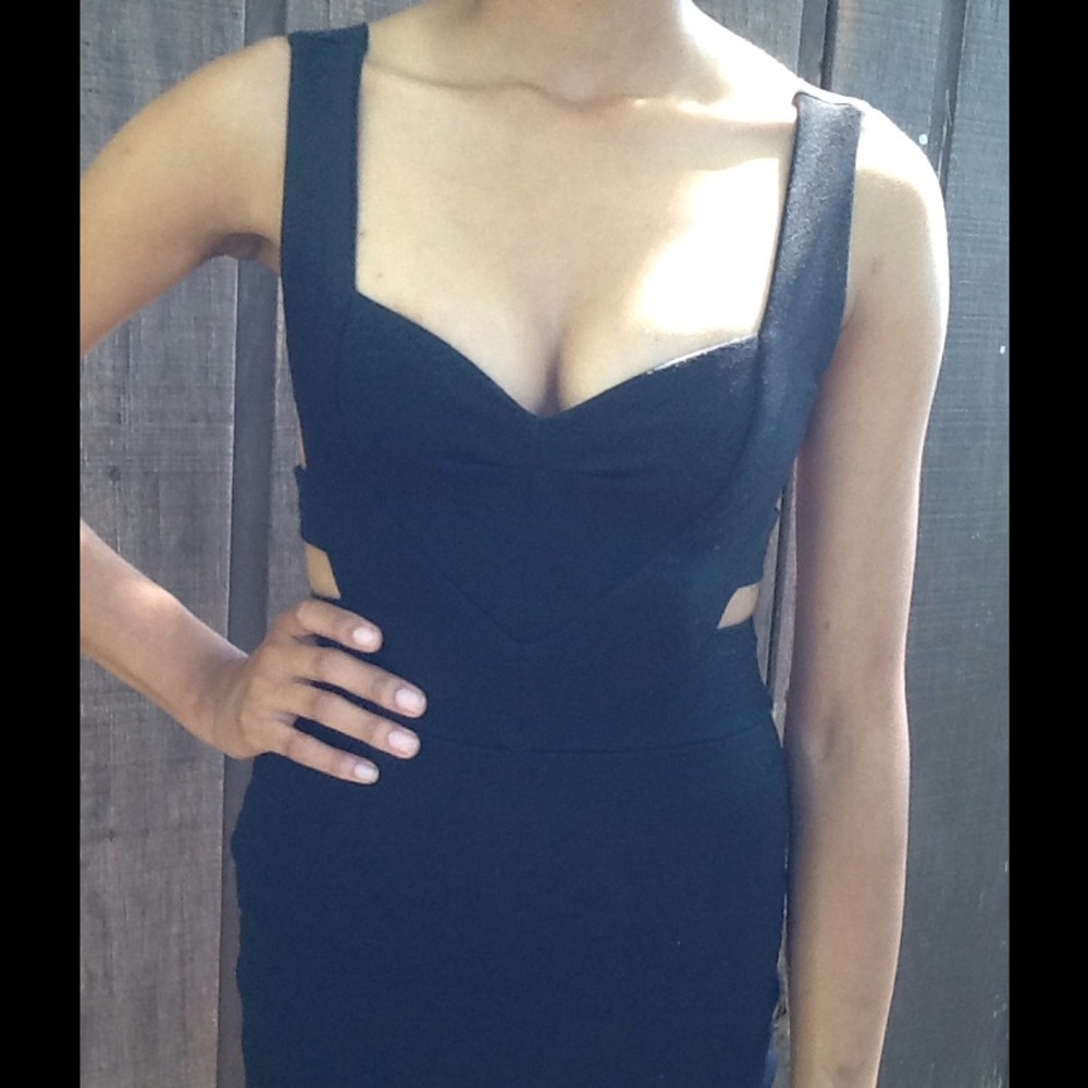 Solemio LBD Sweetheart Bodycon Dress Size S