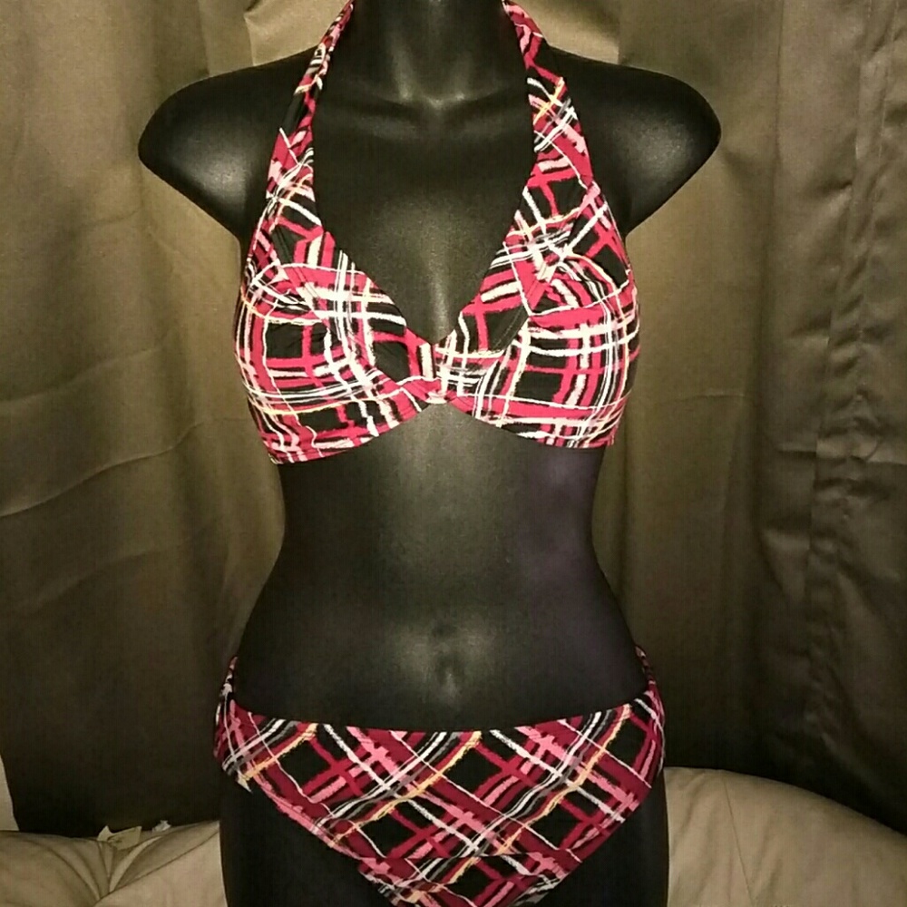 Strikingly beautiful Halter Bikini