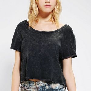 Easy Acid Wash crop top