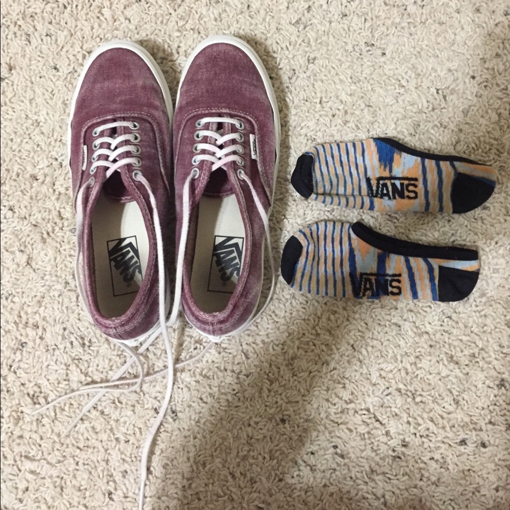 Maroon Narrow Fit Vans